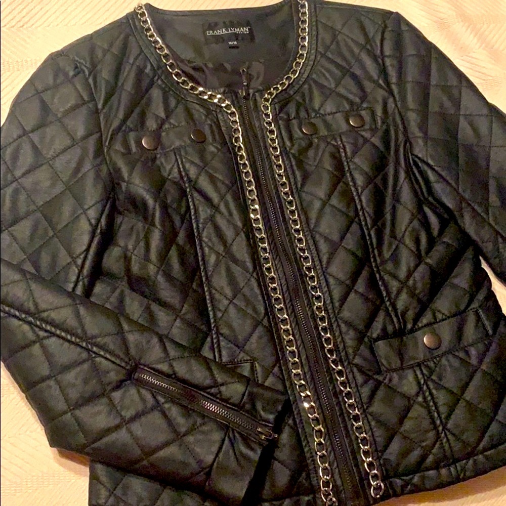 Black zip up jacket